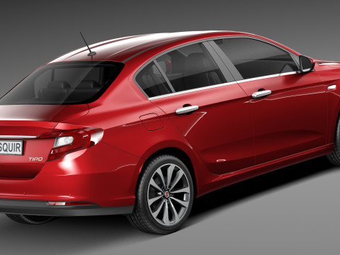 Fiat Tipo 2016 Modello 3D