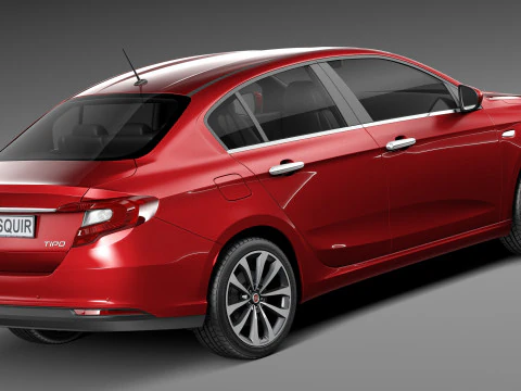 Fiat Tipo 2016 3D Model