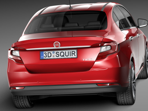 Fiat Tipo 2016 Modello 3D