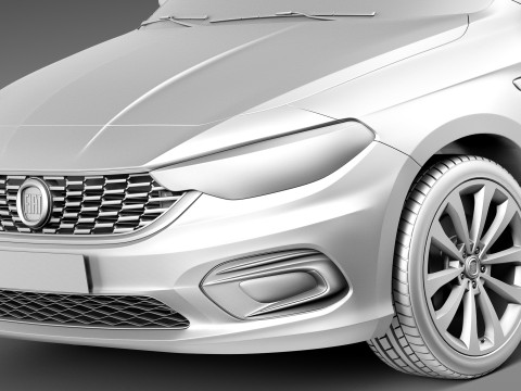 Fiat Tipo 2016 Modello 3D