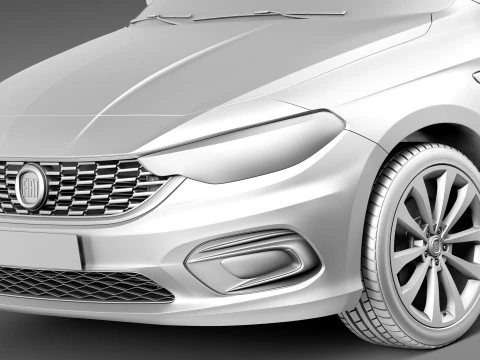 Fiat Tipo 2016 3D Model
