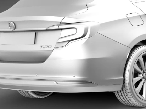 Fiat Tipo 2016 3D Model