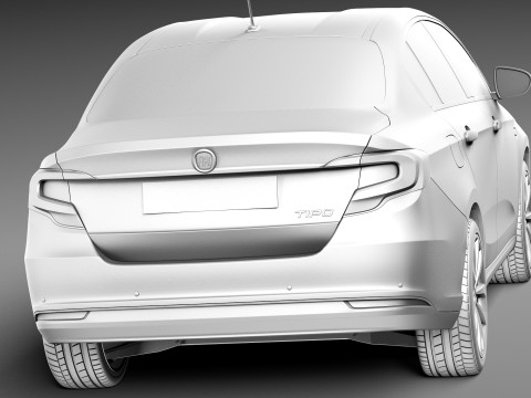 Fiat Tipo 2016 Modello 3D