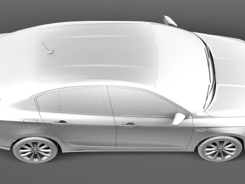 Fiat Tipo 2016 3D Model