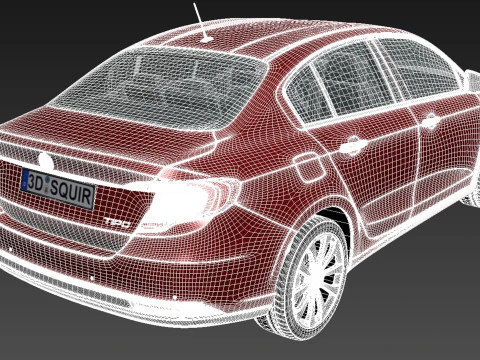 Fiat Tipo 2016 3D Model