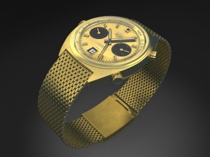 Tag Heuer Carrera 1158 Watch 3D Model