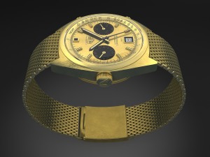 Tag Heuer Carrera 1158 Watch 3D Model