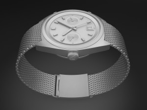 Tag Heuer Carrera 1158 Watch 3D Model