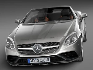 Mercedes-Benz SLC 2017 3D Model