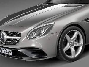 Mercedes-Benz SLC 2017 3D Model