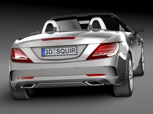 Mercedes-Benz SLC 2017 3Dモデル