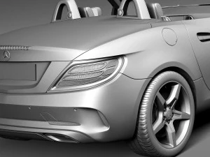 Mercedes-Benz SLC 2017 3D Model