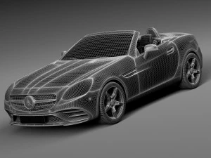 Mercedes-Benz SLC 2017 3D Model