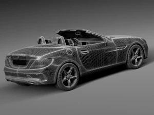 Mercedes-Benz SLC 2017 3D Model