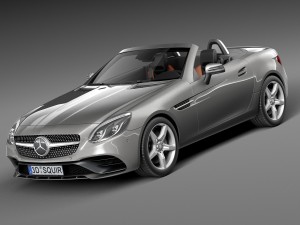 mercedes-benz slc 2017 3D Model