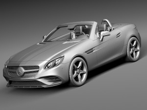 Mercedes-Benz SLC 2017 Modelo 3D