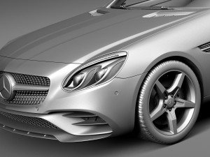 Mercedes-Benz SLC 2017 Modelo 3D