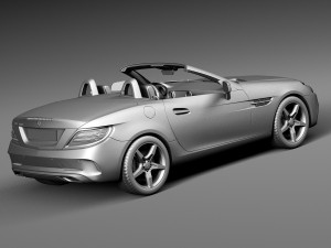 Mercedes-Benz SLC 2017 Modelo 3D