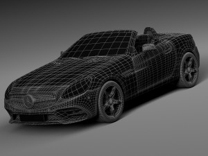 Mercedes-Benz SLC 2017 Modelo 3D