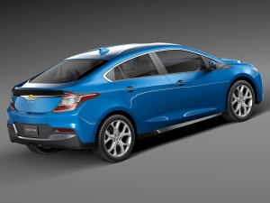 Chevrolet Volt 2016 3D 模型