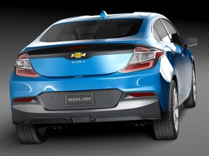 Chevrolet Volt 2016 3D 模型
