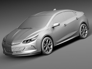 Chevrolet Volt 2016 3D 模型