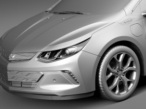 Chevrolet Volt 2016 3D 模型