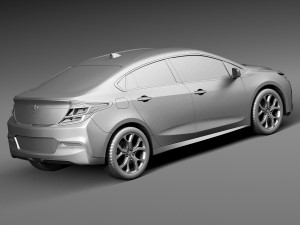 Chevrolet Volt 2016 3D 模型