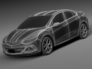 Chevrolet Volt 2016 3D 模型