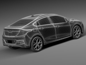 Chevrolet Volt 2016 3D 模型