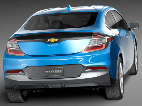 Chevrolet Volt 2016 3D Model