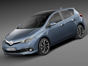 Toyota Auris 2016 3D Model