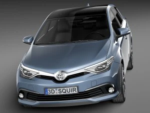 Toyota Auris 2016 3D Model
