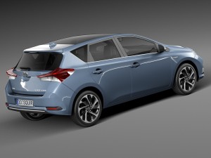 Toyota Auris 2016 Modelo 3D
