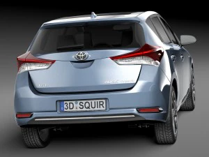 Toyota Auris 2016 3D Model