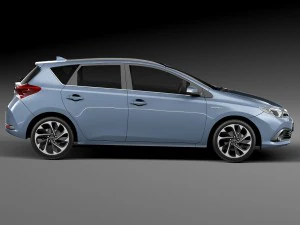 Toyota Auris 2016 3D Model