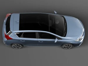 Toyota Auris 2016 3D Model