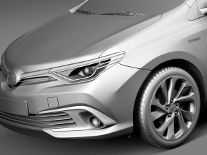Toyota Auris 2016 Modelo 3D