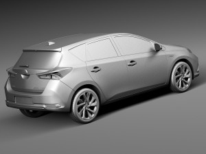 Toyota Auris 2016 Modelo 3D