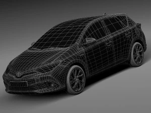 Toyota Auris 2016 3D Model
