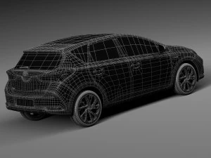 Toyota Auris 2016 3D Model