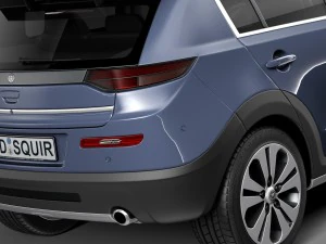Generic SUV v1 2016 3D Model