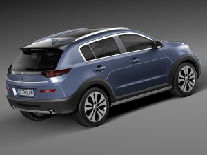 Generic SUV v1 2016 Modello 3D
