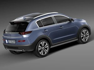 Generic SUV v1 2016 3D Model