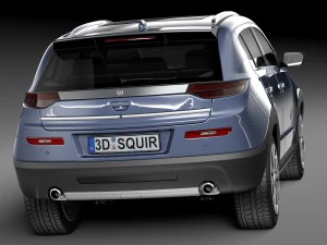 Generic SUV v1 2016 3D Model