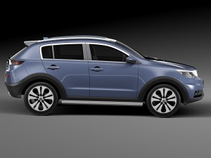 Generic SUV v1 2016 Modello 3D