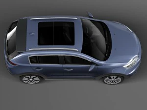 Generic SUV v1 2016 3D Model
