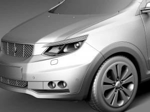 Generic SUV v1 2016 3D Model