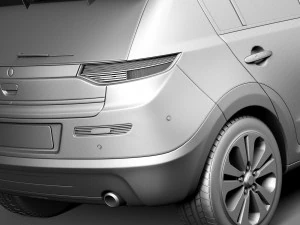 Generic SUV v1 2016 3D Model