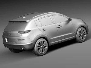 Generic SUV v1 2016 3D Model